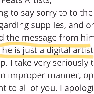 he is just a digital artist