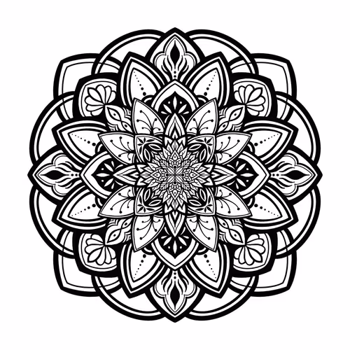 Monochrome Mandalas