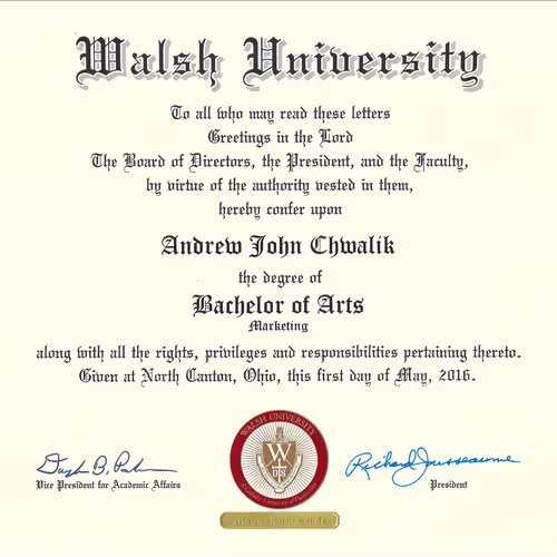 College Diplomas