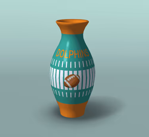 Dolphins Football Ceramics