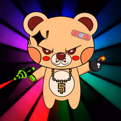 Badass Teddy #001