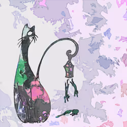 Lantern cat_cutout