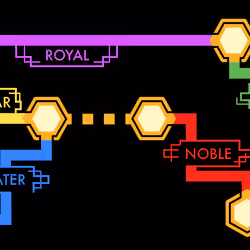 ‘The Beeline’, a public transport map