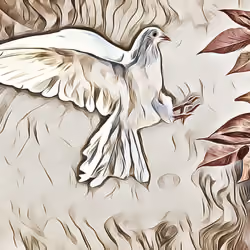 DOVE AND LEAF