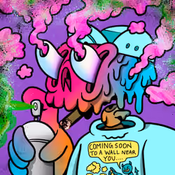 Smoking Skull #556