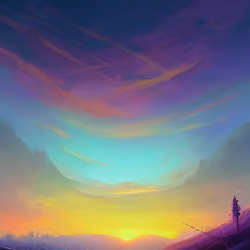 Purple Sunset 10