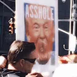 Sunbleached Asshole Trump