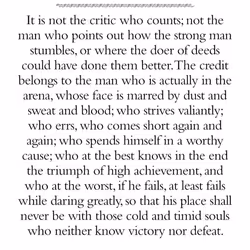 Man in the Arena