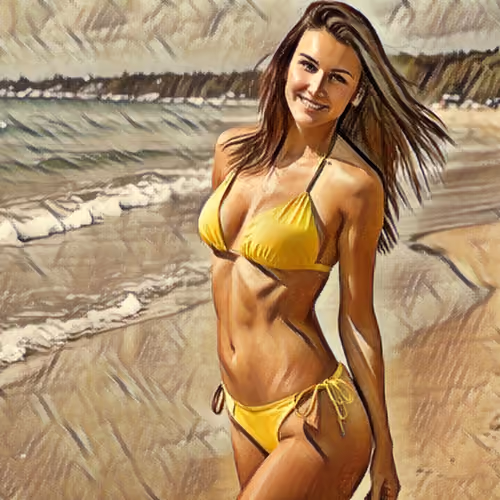 Sun-Kissed Serenity: Ocean Breeze #3