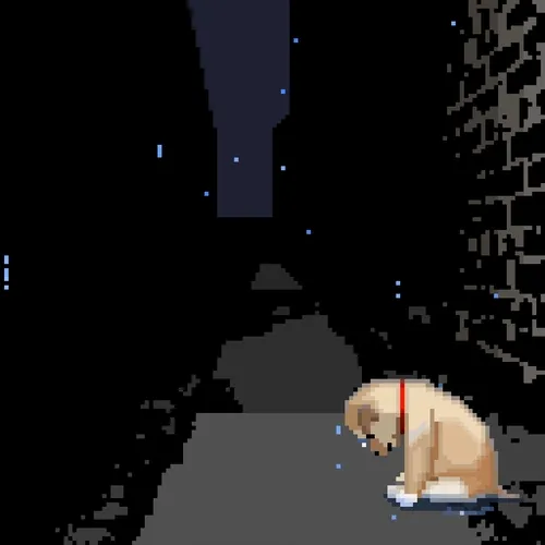 Saddest puppy dog in the rain