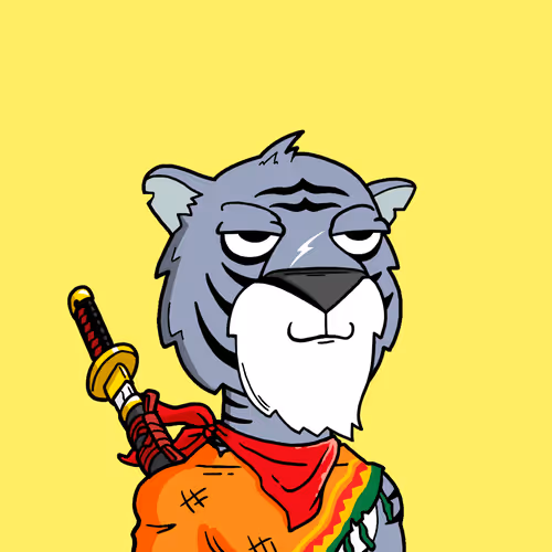 Grouchy Tiger Social Club #4589