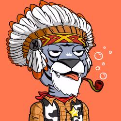 Grouchy Tiger Social Club #345