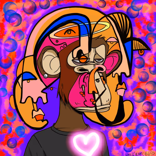 Neon Love Ape