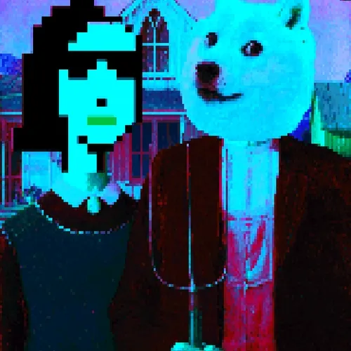 Trippy American Doge
