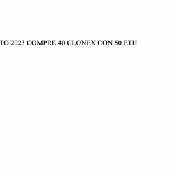 Compre 40 Clone X con 50 Eth