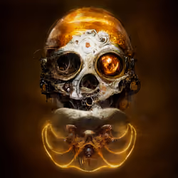 A Destroyed Chromitect Bot