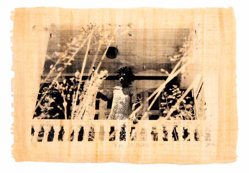 Justin Aversano - King of Staffs - Physical Tarot Scroll - 3/3