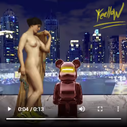 NFTs BEARBRICK by Yeellow ART