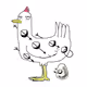 Sick hen #043 A