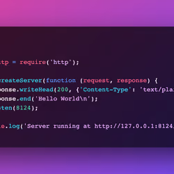 The most famous hello-world: nodejs