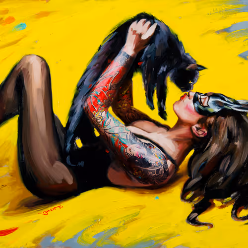 Lucky Black Cat - (002) Original Series