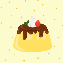 Cute Yellow pudding 