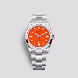 Oyster Perpetual - Coral Red, Chromalight Display