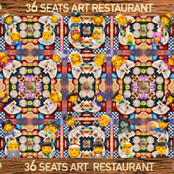 WOMAN POLICE OFFICER IN TABLE 9 "36 SEATS RESTAURANT"