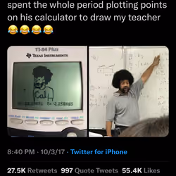 This person who used their class time very effectively: