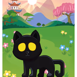 Very, Very, Very, Very, Lucky Black Cat #486144
