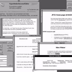Tim Berners-Lee's original web browser