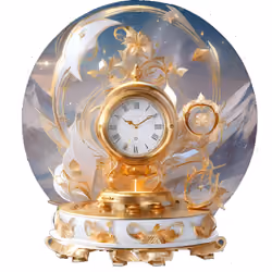 Max Mountain Universe clock