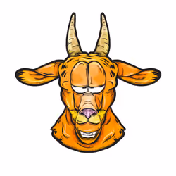 CryptoGOAT #173 "Garfield GOAT"