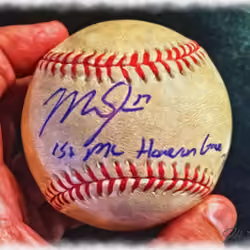 Mike Trout's "1st MLB Home Run" Game Used Ball (Original Virtual Art)