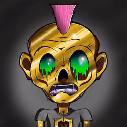 OG Guilded Gamer Zombie