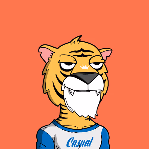 Grouchy Tiger Social Club #258