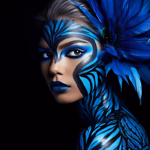 Enchanted Elegance Artistry Blossoming On Human Ca