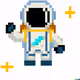 Astro, pixel art