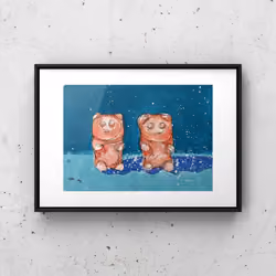 gummy buddies [ framed ]