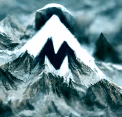 Mountain Made like Stop motion
