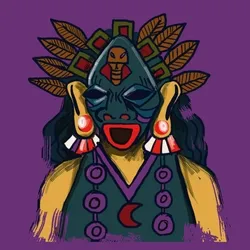 emit light #25 God mask