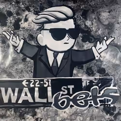 WSB Sign B&W