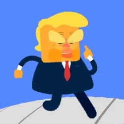 Trump street walk