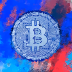 Bitcoin Oil Paint Poster #2