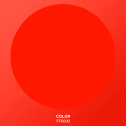 RED FF0000