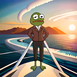 Pepe can't believe they became a billionaire #9