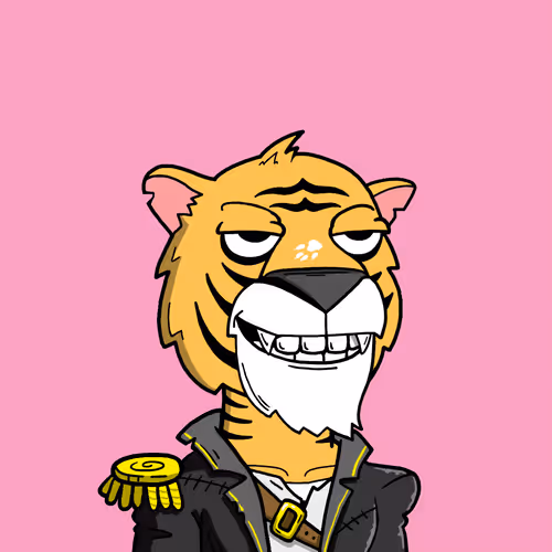 Grouchy Tiger Social Club #133