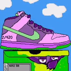 Nike SB Dunk Low "Reverse Skunk" 420