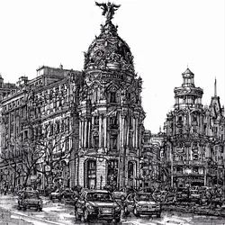 Rainy City - Spain - Madrid #32