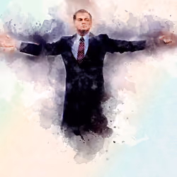 Watercolor #255 - Leonardo DiCaprio
